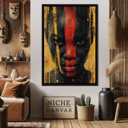 Golden Noir Revelation Canvas Print