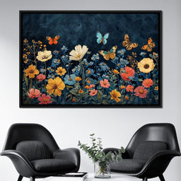 Midnight Blossom Ballet - NicheCanvas