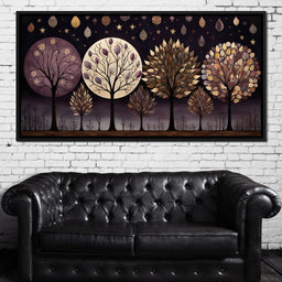 Violet Forest Seasons - NicheCanvas