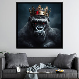 Gorilla Crown - Zenzdesign - NicheCanvas