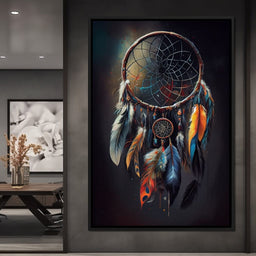 Dreamcatcher & Feathers - Alicia Smith - NicheCanvas