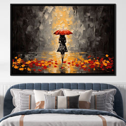 Autumn Rain Melancholy - NicheCanvas