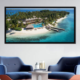 Tropical Serenity Shores - NicheCanvas