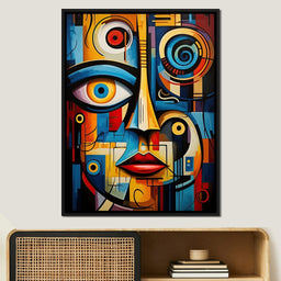 Cubist Reflections - NicheCanvas