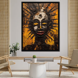 Tribal Mask 03 - Sakeem Gibbs - NicheCanvas