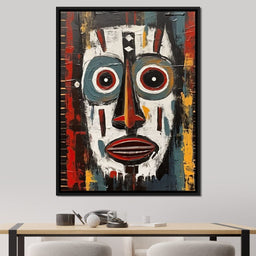 Tribal Mask 15 - Sakeem Gibbs - NicheCanvas