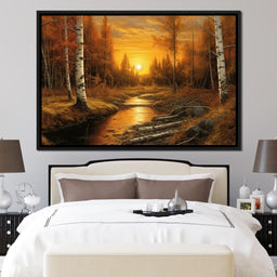 Silver Birch Forest - NicheCanvas