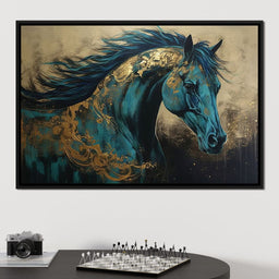 Gilded Horse - NicheCanvas