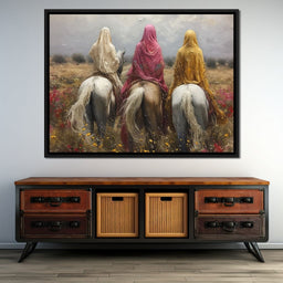 Womens Horse Riding - NicheCanvas