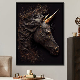 Black Unicorn - Alicia Smith - NicheCanvas