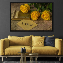 Yellow Roses - NicheCanvas