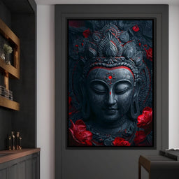 Buddha's Crimson Nirvana - NicheCanvas