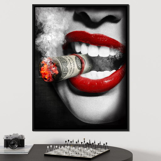 Money To Burn - David Drake Canvas Print