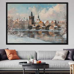 Winters Breath Over Prague - NicheCanvas