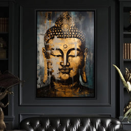 Gracious Golden Buddha - NicheCanvas