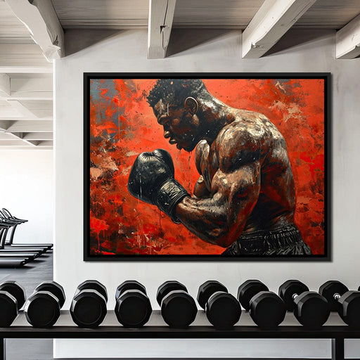 Fervent Pugilist Canvas Print