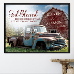 God Blessed the Broken Road - NicheCanvas