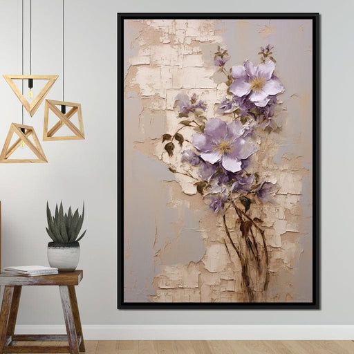 Blossoms Amidst Ruins Canvas Print