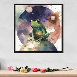 Frog - Astro Cruise - Ben Heine - NicheCanvas