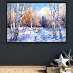 Christmas Morning Walk - NicheCanvas