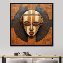 Tribal Mask 12 - Sakeem Gibbs - NicheCanvas
