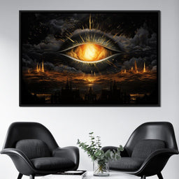 Eyes on the Midnight Castle - Raven Blackwood - NicheCanvas