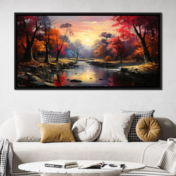 River in the Woods - NicheCanvas