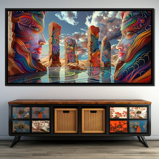 The Guardians of Psychedelia - Tooples Art Canvas Print