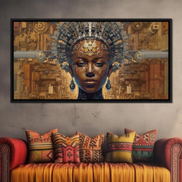 African Portrait Jama - Sakeem Gibbs - NicheCanvas