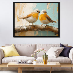 Sunlit Songbird Serenade - NicheCanvas