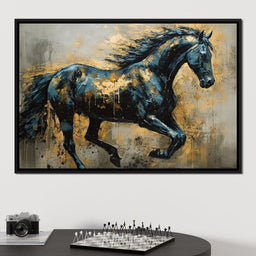 Gilded Stallion - NicheCanvas