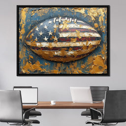 Patriotic Pigskin Overture - NicheCanvas