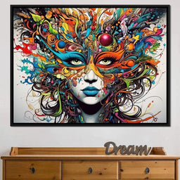 Vibrant Doodle of Visual Delight - NicheCanvas