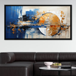 Golden Royal Geometric Harmony 07 - Wildrose Creations - NicheCanvas