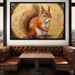 Squirrel Forest Charmer - NicheCanvas