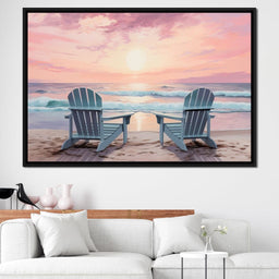 Vacation Beach Chairs - NicheCanvas