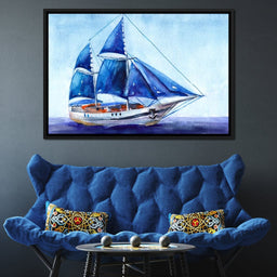 Blue Sails - NicheCanvas