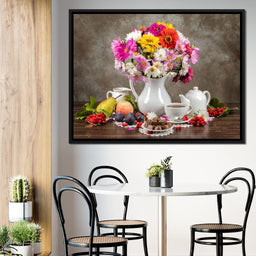 Flowers, Fruits, Chocolate & Coffee - NicheCanvas
