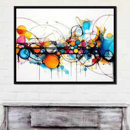 Symmetric Crimson Splendor - NicheCanvas