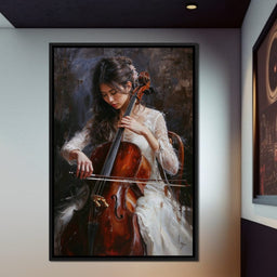 Violin Strings Serenade - NicheCanvas