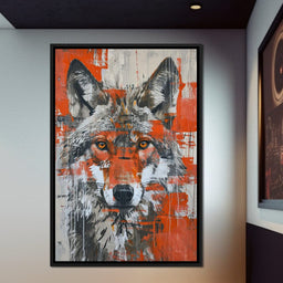 Urban Grey Wolf - NicheCanvas