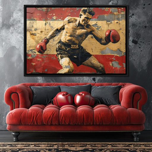 Vintage Boxing Legend Canvas Print