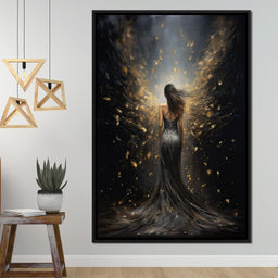 Ethereal Dream of a Starlit Muse - NicheCanvas