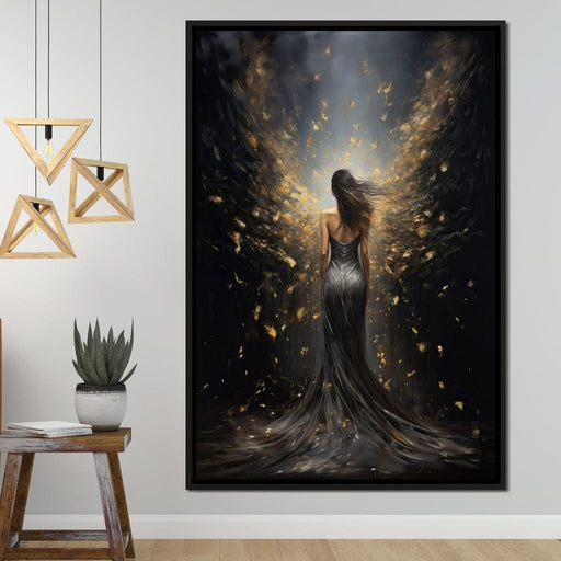 Ethereal Dream of a Starlit Muse Canvas Print