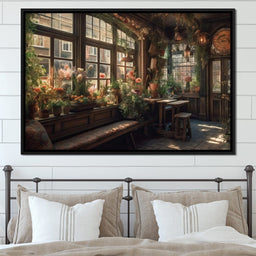 Floral Window - NicheCanvas