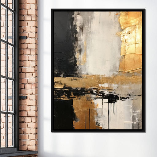 Gold Amber Shades Canvas Print