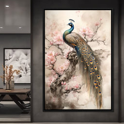 Longtailed Peacock - NicheCanvas