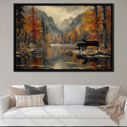 Autumn Serenade Reflections - NicheCanvas