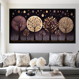 Violet Forest Four Seasons - NicheCanvas