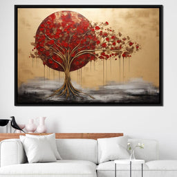 Golden Tree Autumn Symphony - NicheCanvas